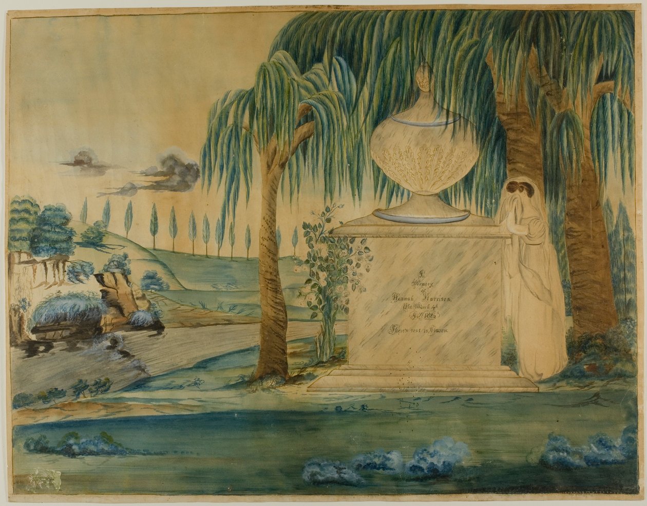 Graven til Hannah Harrison av Unknown artist