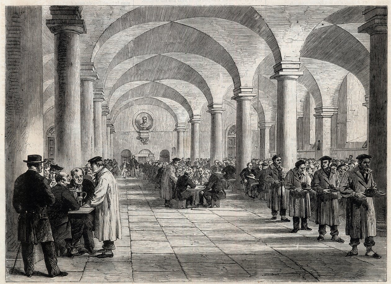 Greenwich Hospital - The West Dining Room - Greenwich Navy Hospital - West Dining Room av Unknown artist