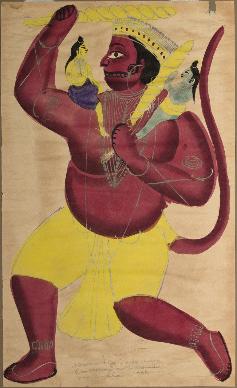 Hanuman av Unknown artist
