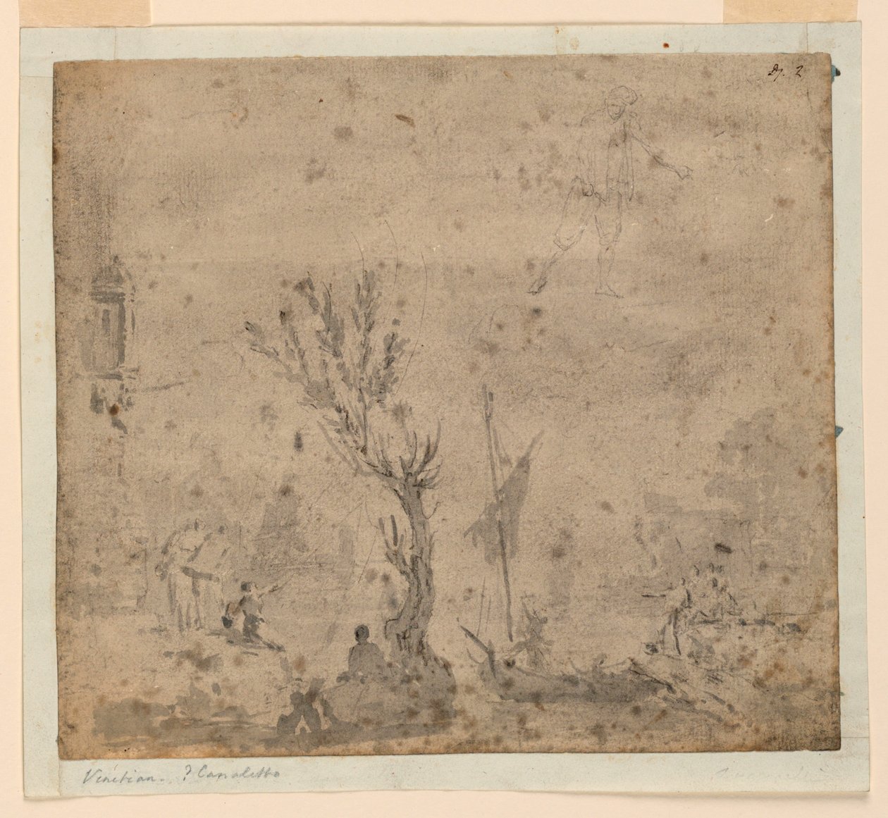 Havnescene av Unknown artist