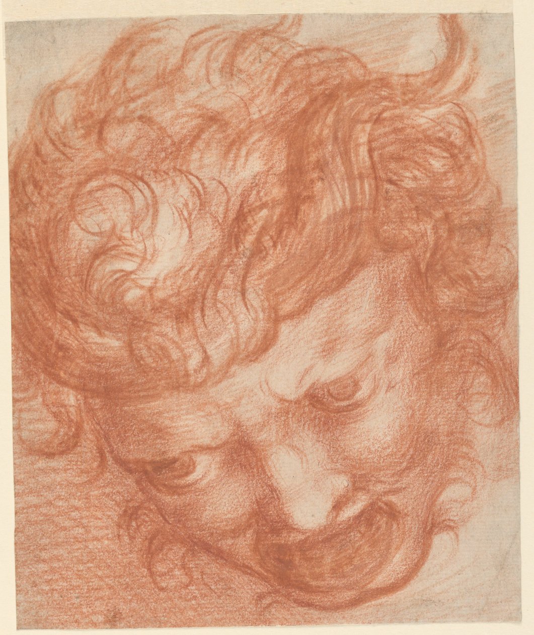 Head of a Fury av Unknown artist