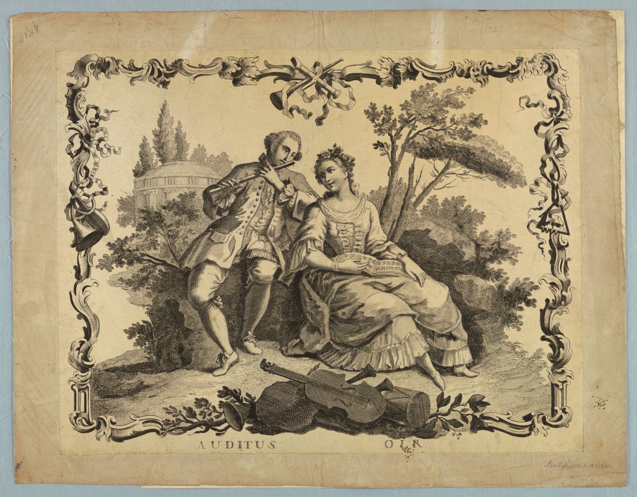 Hørsel, fra "Sanser" av Unknown artist