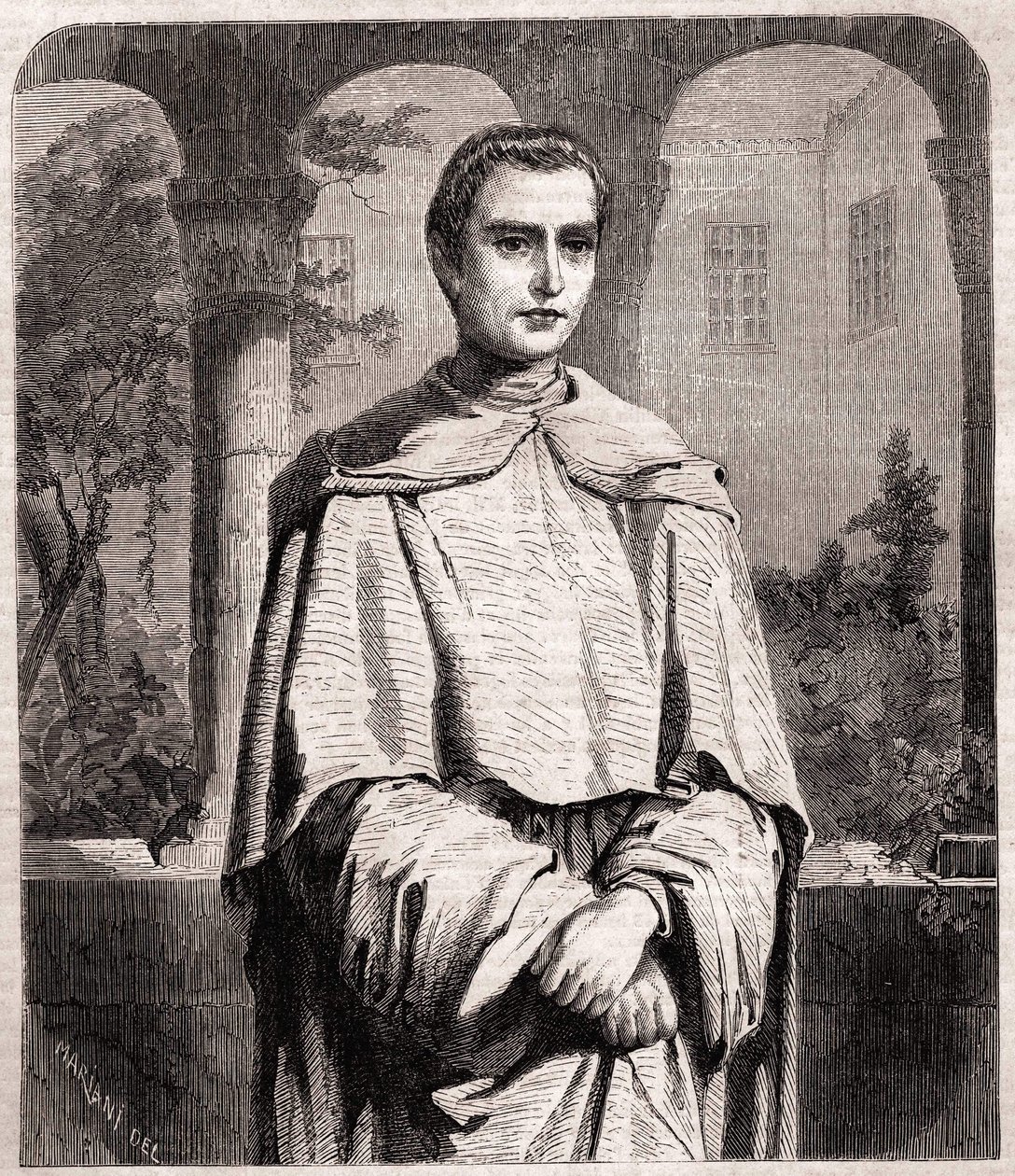 Henri Lacordaire. Fransk prest og dominikaner 1802-1861. av Unknown artist