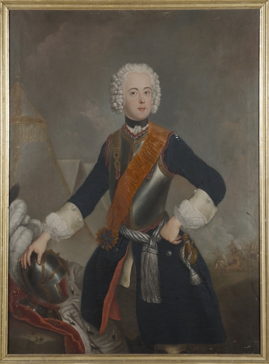 Henri de Prusse - Portrett av prins Henrik av Preussen (1726-1802), anonym . Olje på lerret av Unknown artist