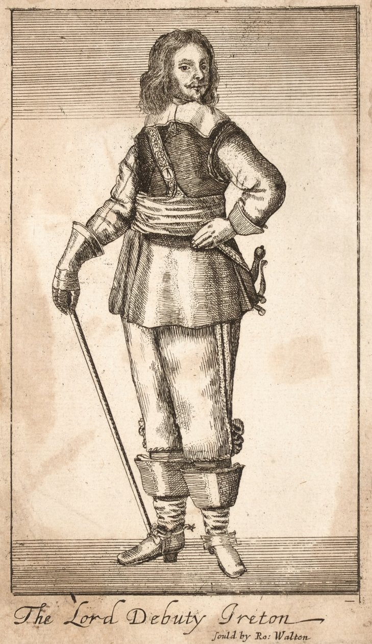 Henry Ireton, Lord Deputy of Ireland (gravering) av Unknown artist