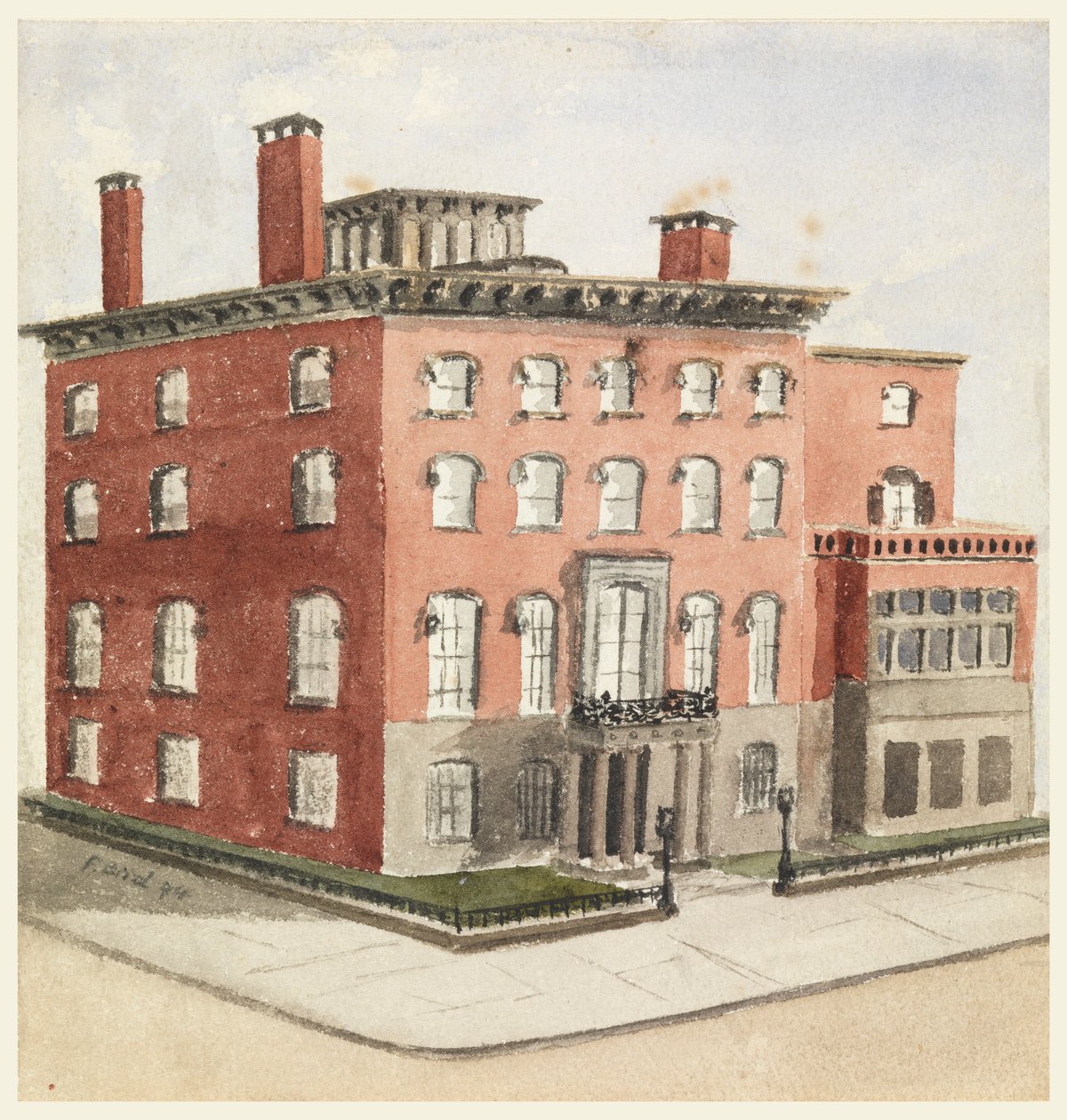 Hewitt House av Unknown artist