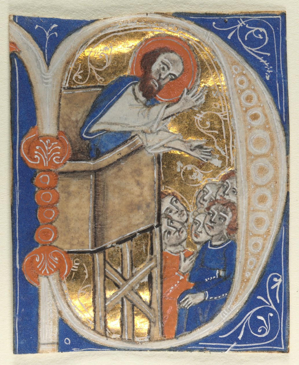 Historikert innledende utskåret fra en bibel (sett med ni) av Unknown artist