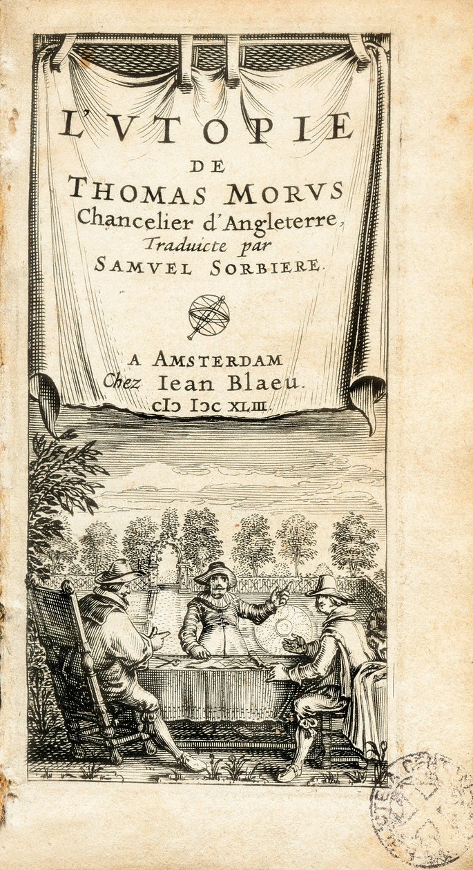 Illustrert frontispice av den fransk oversatte boken "" L