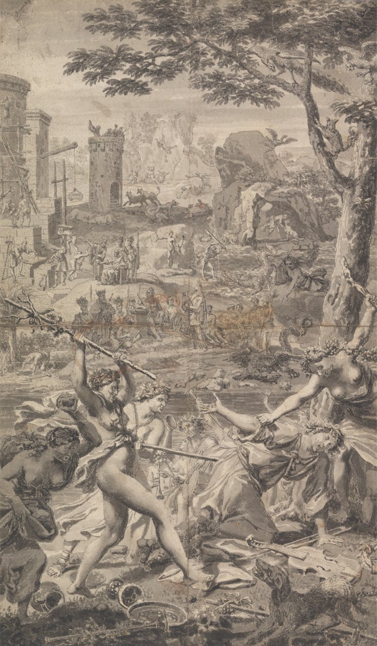 Illustrasjon til Tonsons Ovid Metamorphis (fire av fire) av Unknown artist