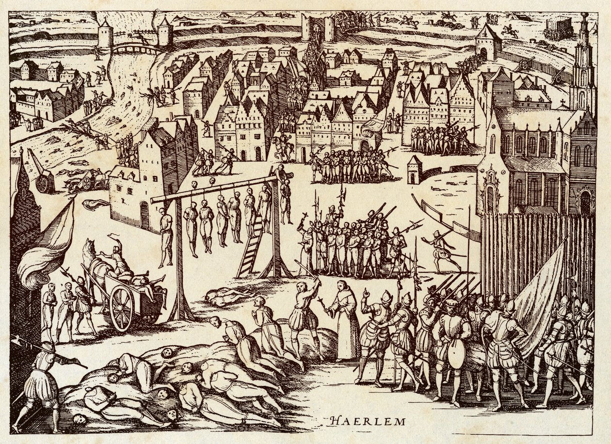 Inkvisisjon i Haarlem av Unknown artist