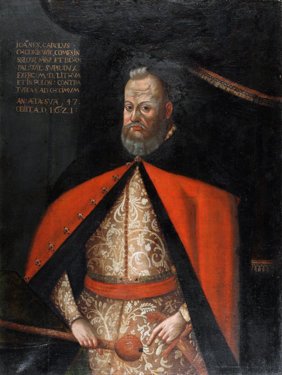 Jan Karol Chodkiewicz, grand hetman de Lituanie - Portrett av Jan Karol Chodkiewicz (1560-1621), Anonym. Olje på lerret av Unknown artist