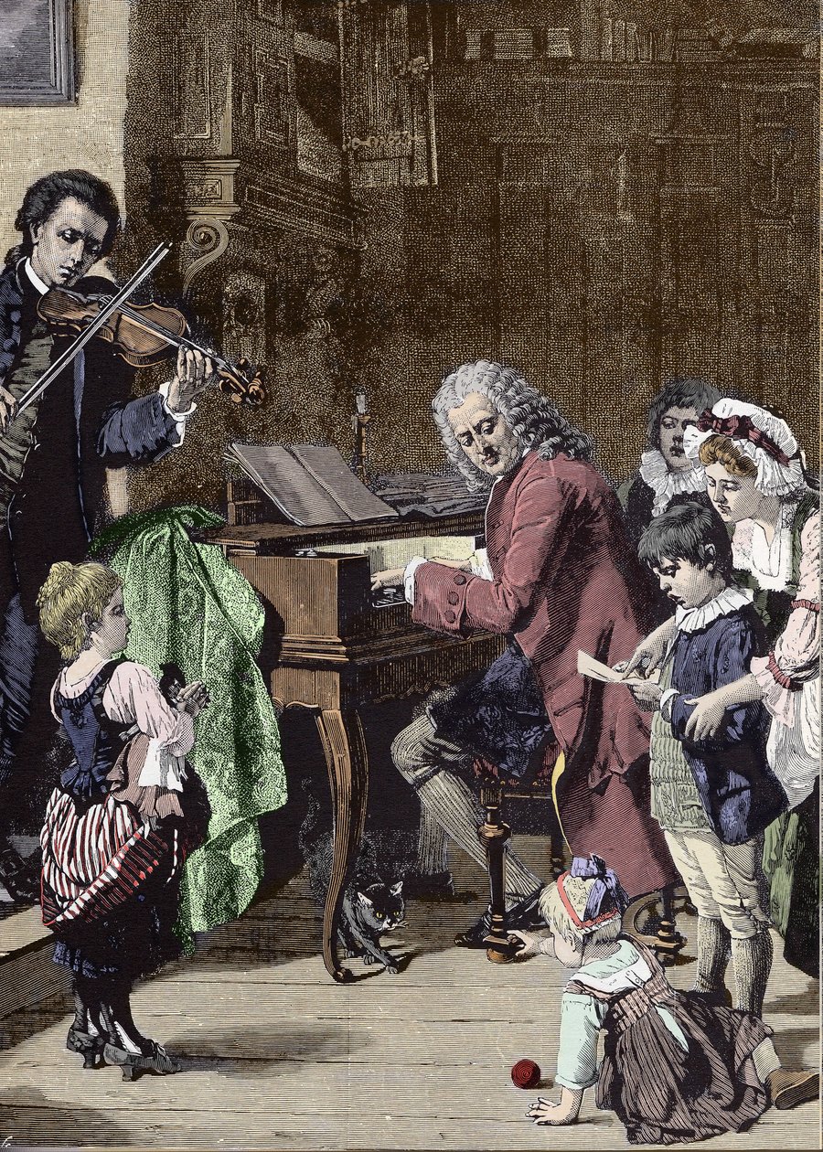Jean Sebastien Bach (Johann Sebastian Bach av Unknown artist