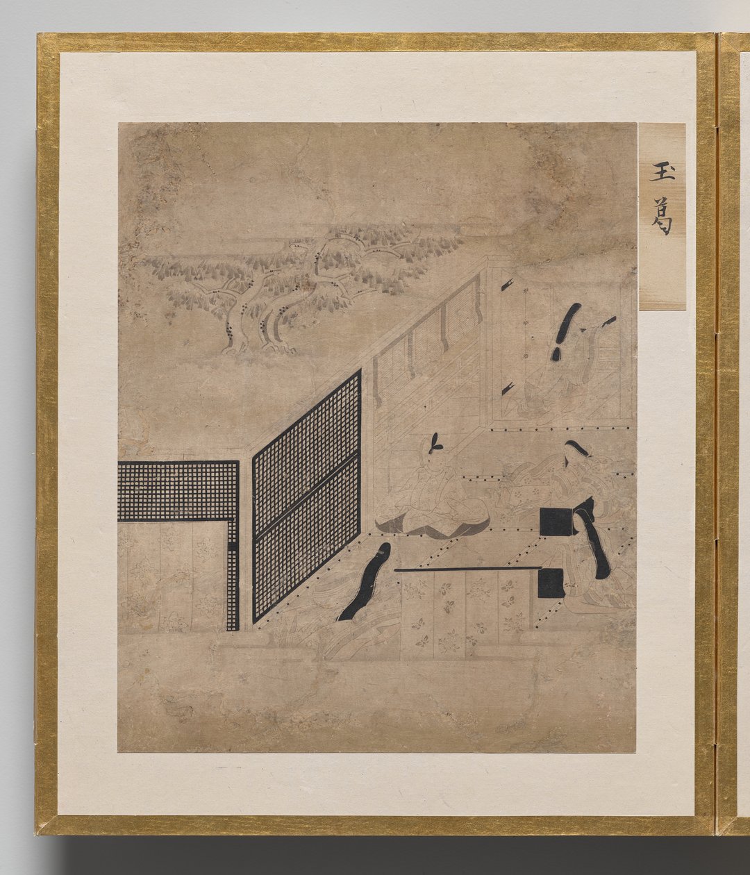 Jeweled Chaplet fra Album of Illustrations for Tale of Genji av Unknown artist