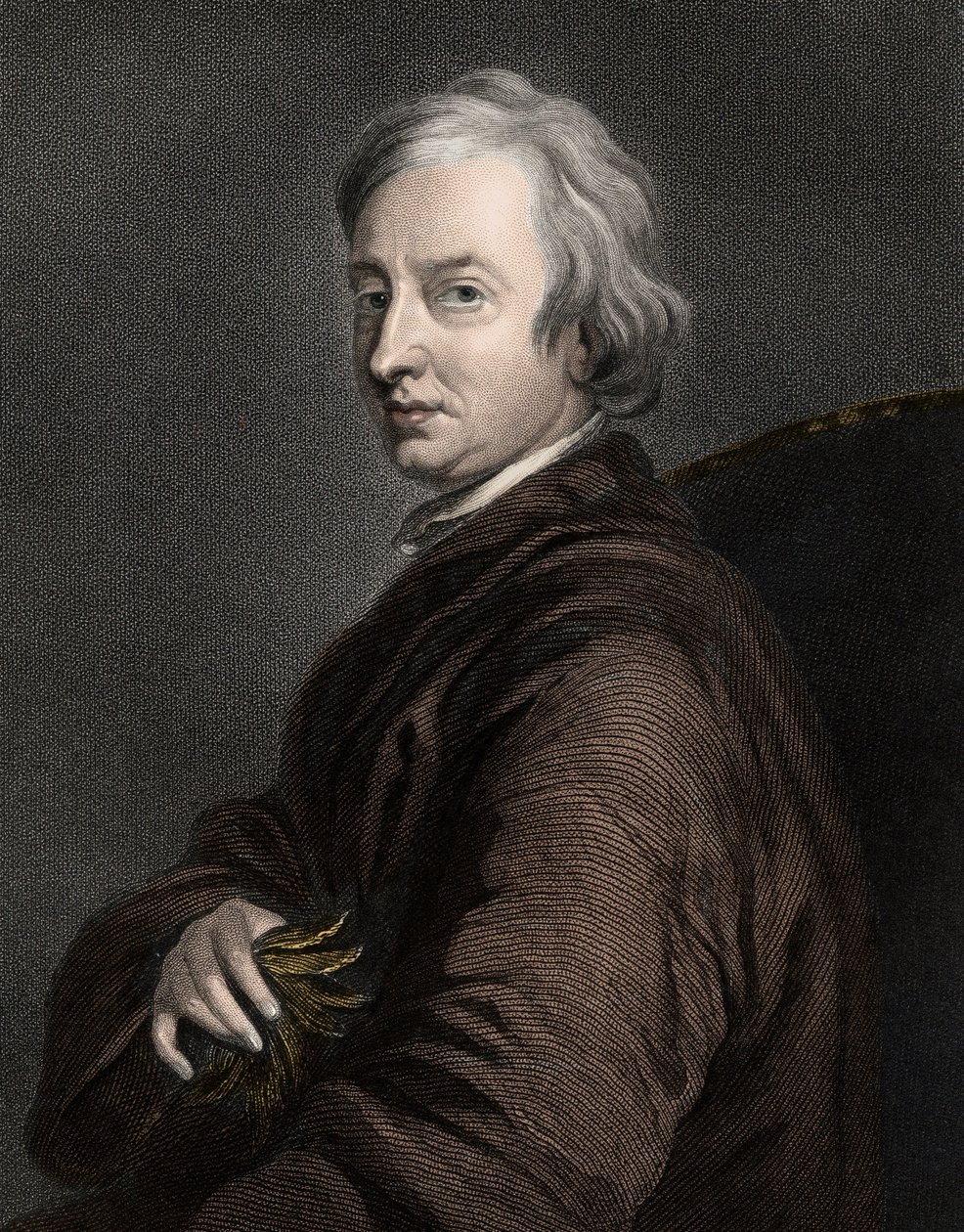John Dryden 1631-1700 - gravering - 1800-tallet av Unknown artist