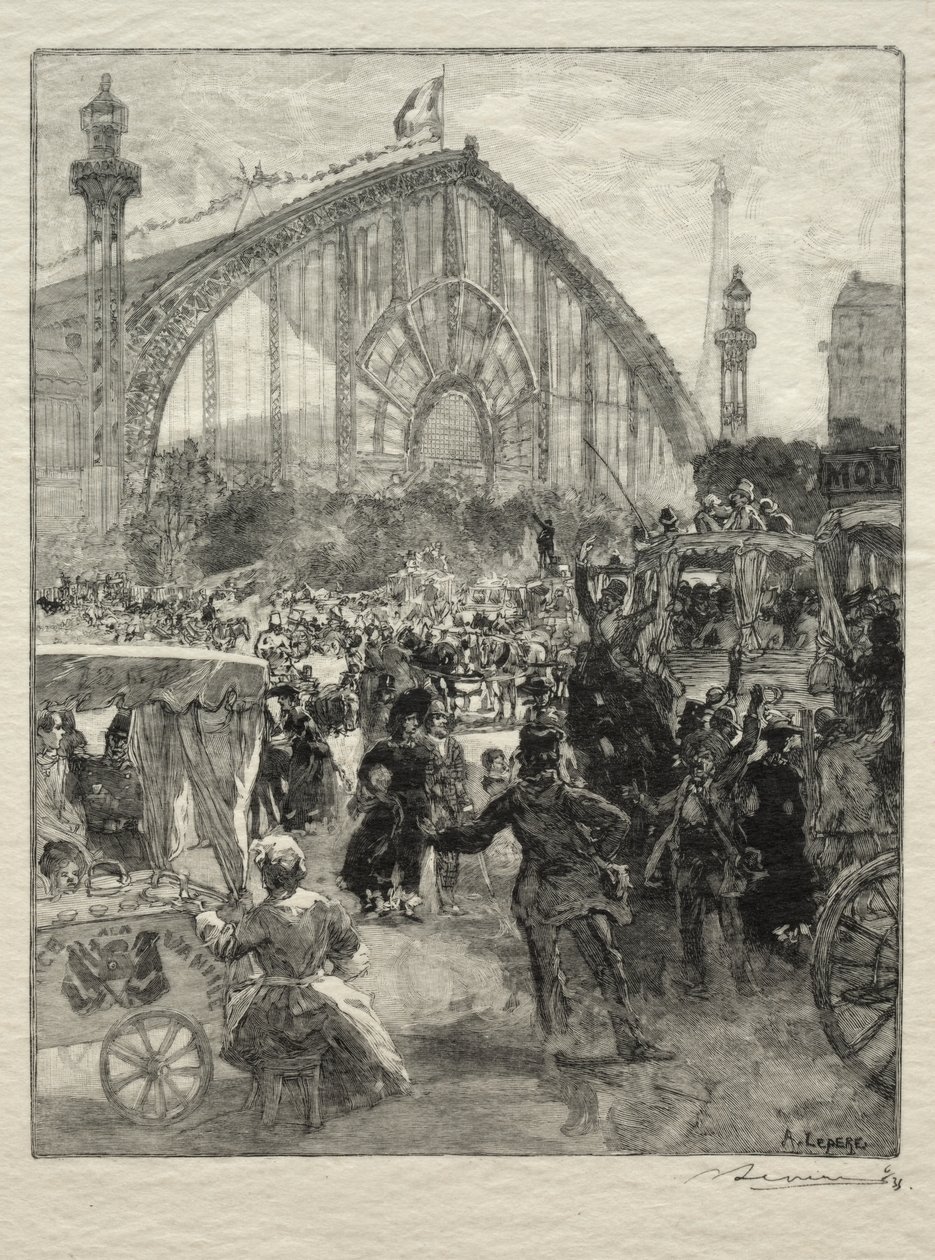 Forlater 1889-utstillingen av Unknown artist