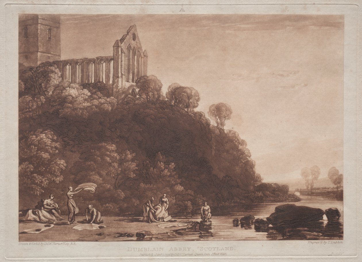 Studiebok: Dumblain Abbey, Skottland av Unknown artist