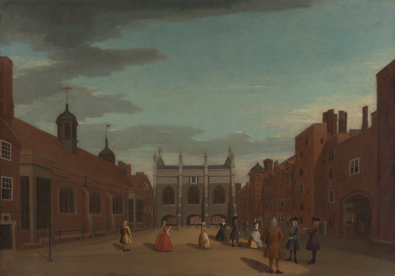 Lincoln's Inn, kapellet og Old Hall, London av Unknown artist