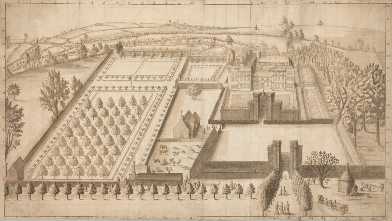 Lullingstone slott av Unknown artist