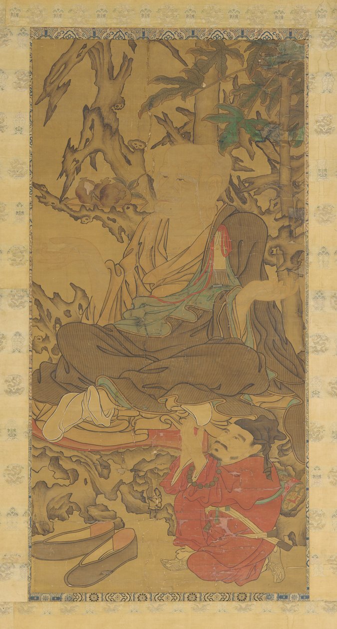 Luohan and Attendant av Unknown artist