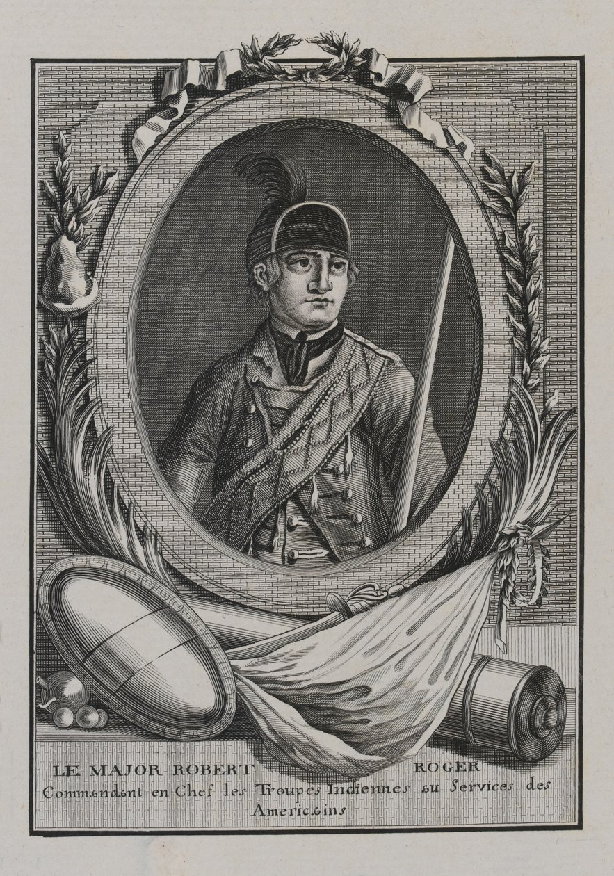 Major Robert Rogers av Unknown artist