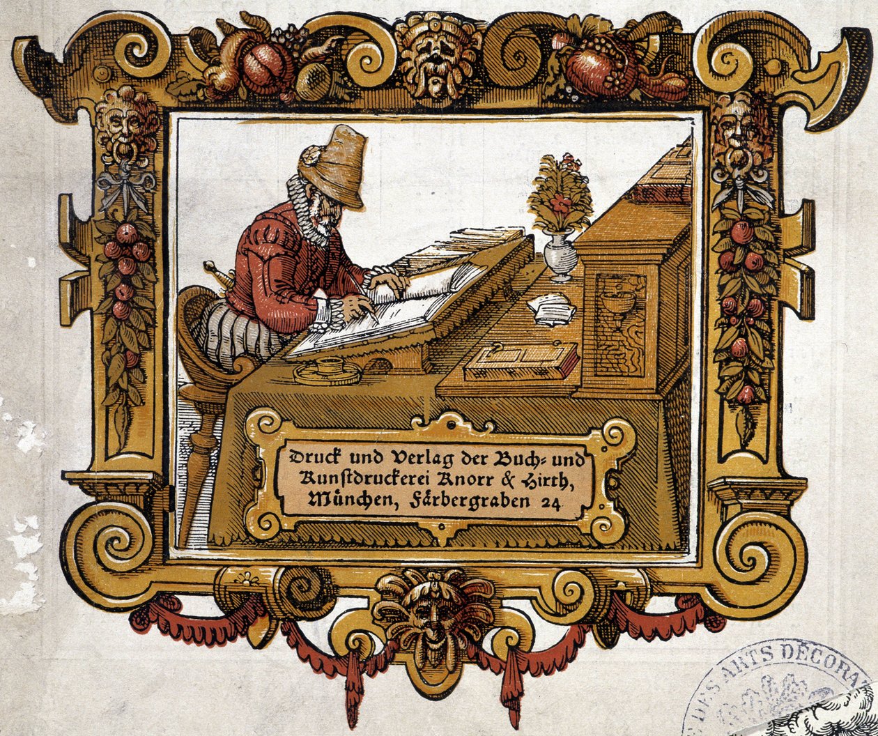 Mannen i sitt forfatterskap av Unknown artist