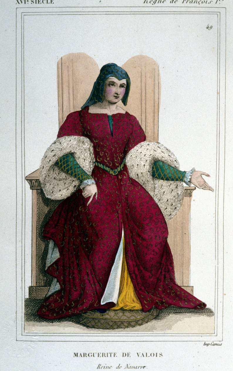 Marguerite av Angoulême eller Navarre (1492 - 1549), søster av Francois I. av Unknown artist