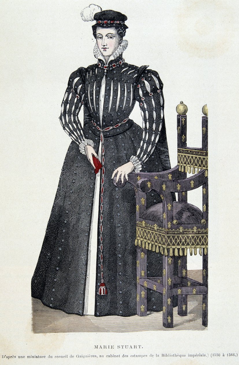 Marie Stuart - gravering av Unknown artist