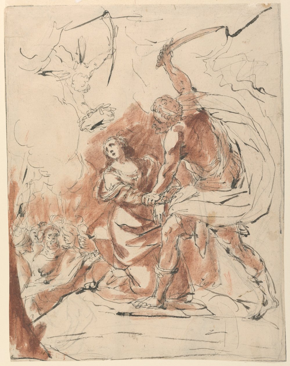 Martyrdøden til en kvinnelig helgen av Unknown artist