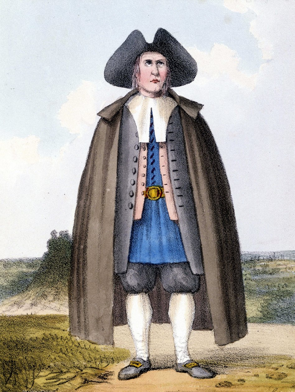 Medlem av Reformed Quakers-sekten i England på slutten av 1700-tallet. av Unknown artist