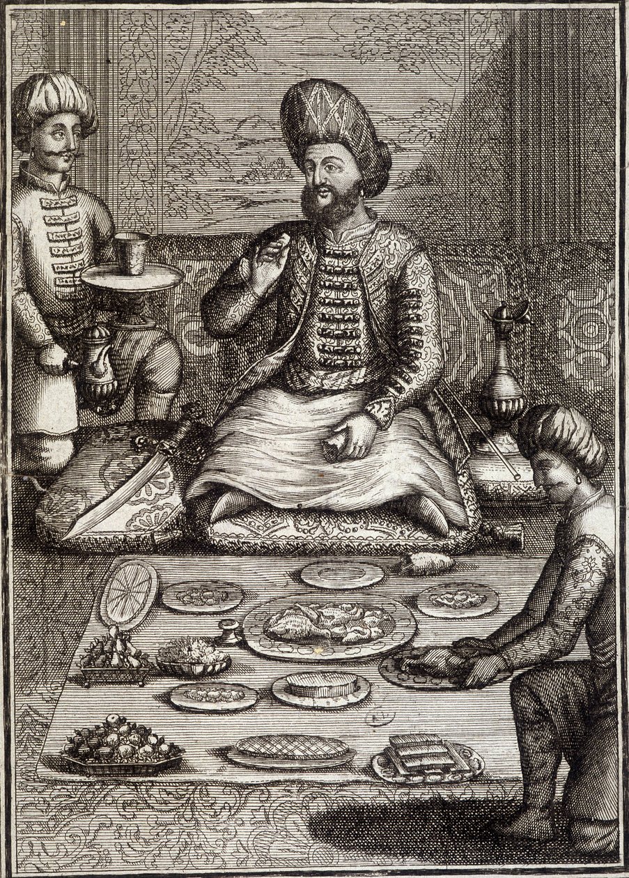 Méhémet Réza Beg, Persias ambassadør, tidlig på 1700-tallet. av Unknown artist