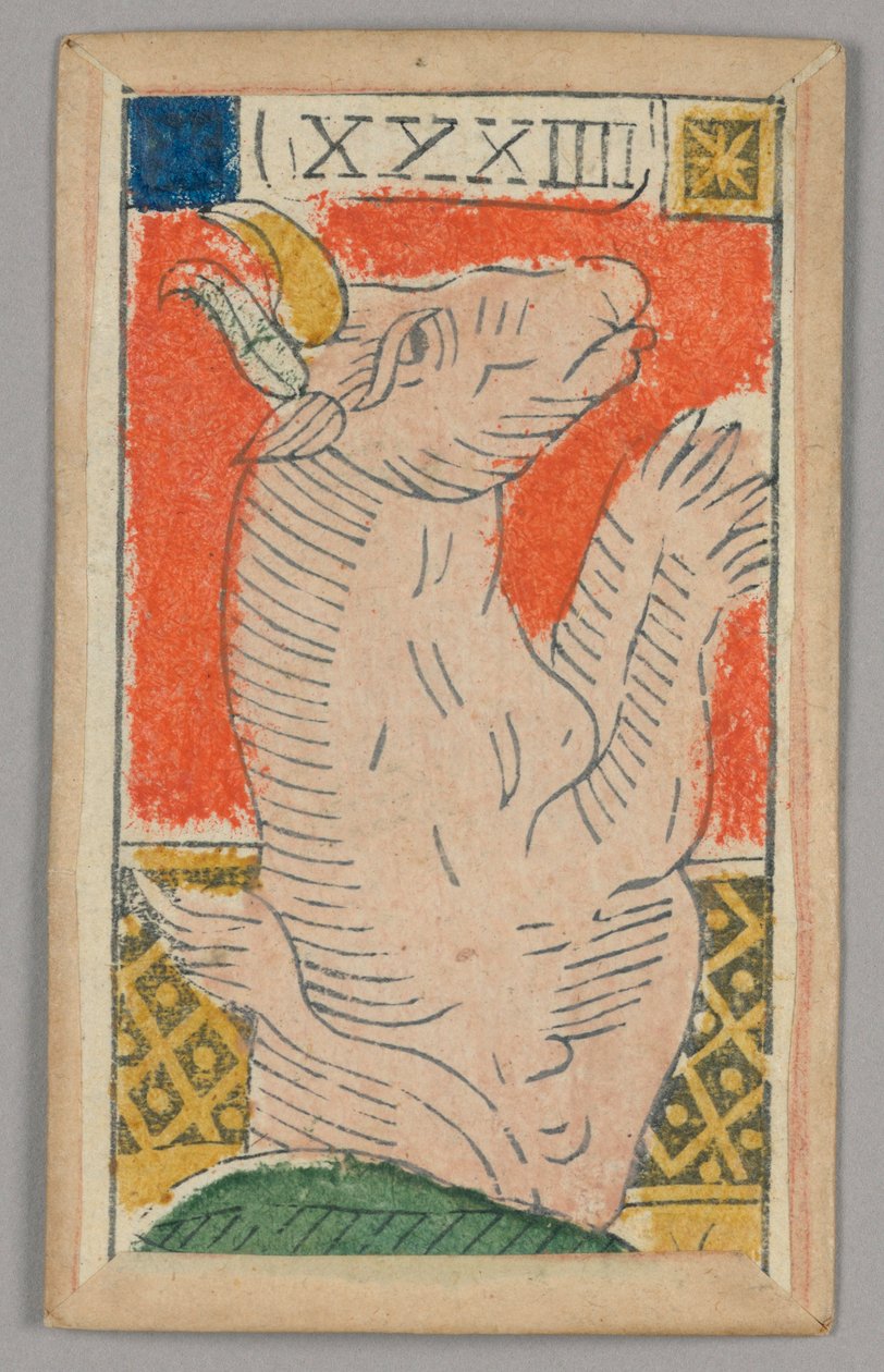 Minchiate (Tarot) spillekort av Unknown artist
