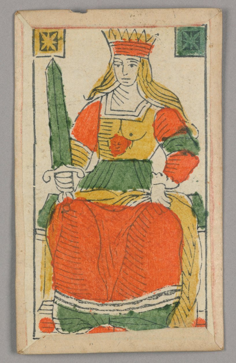 Minchiate (Tarot) spillekort av Unknown artist