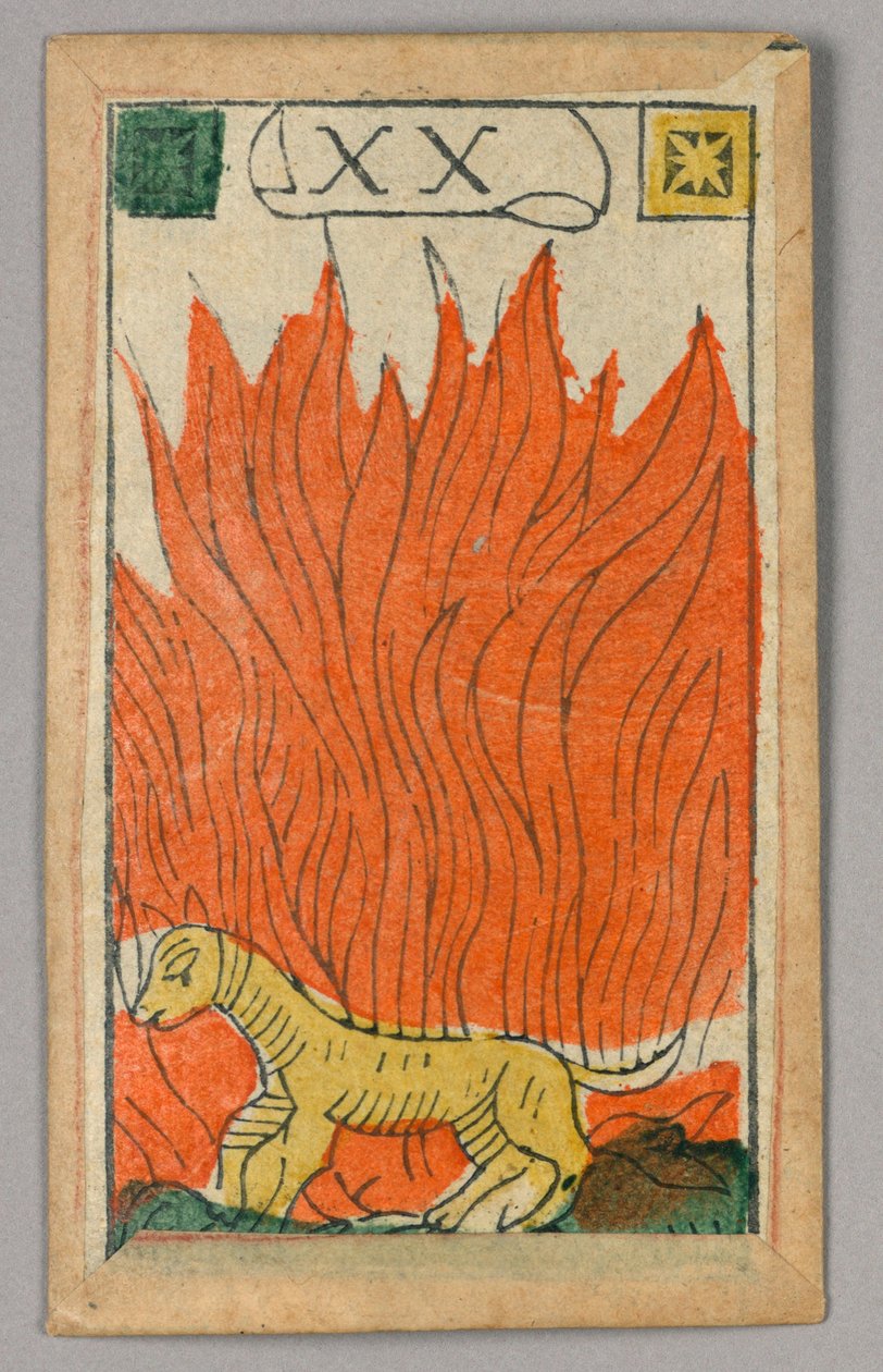 Minchiate (Tarot) spillekort av Unknown artist