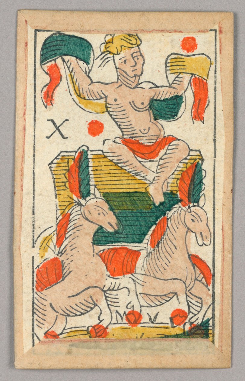 Minchiate (Tarot) spillekort av Unknown artist