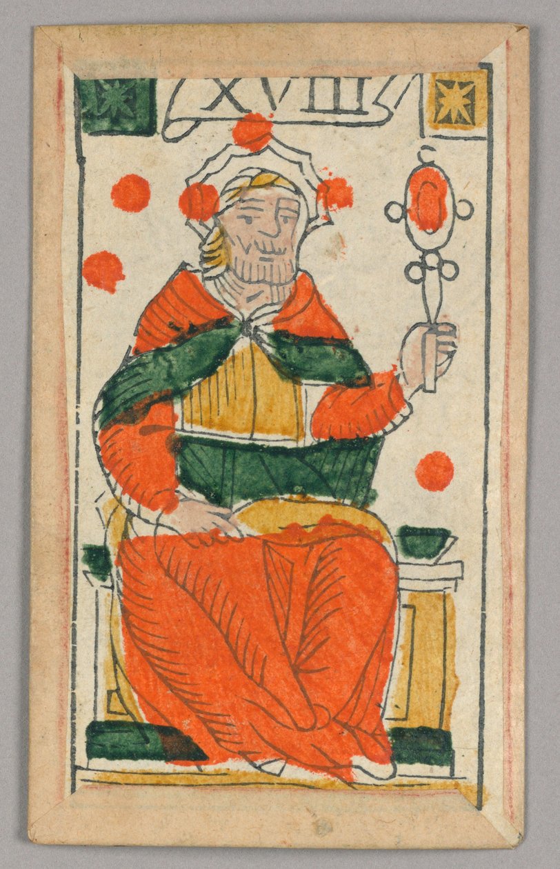 Minchiate (Tarot) spillekort av Unknown artist