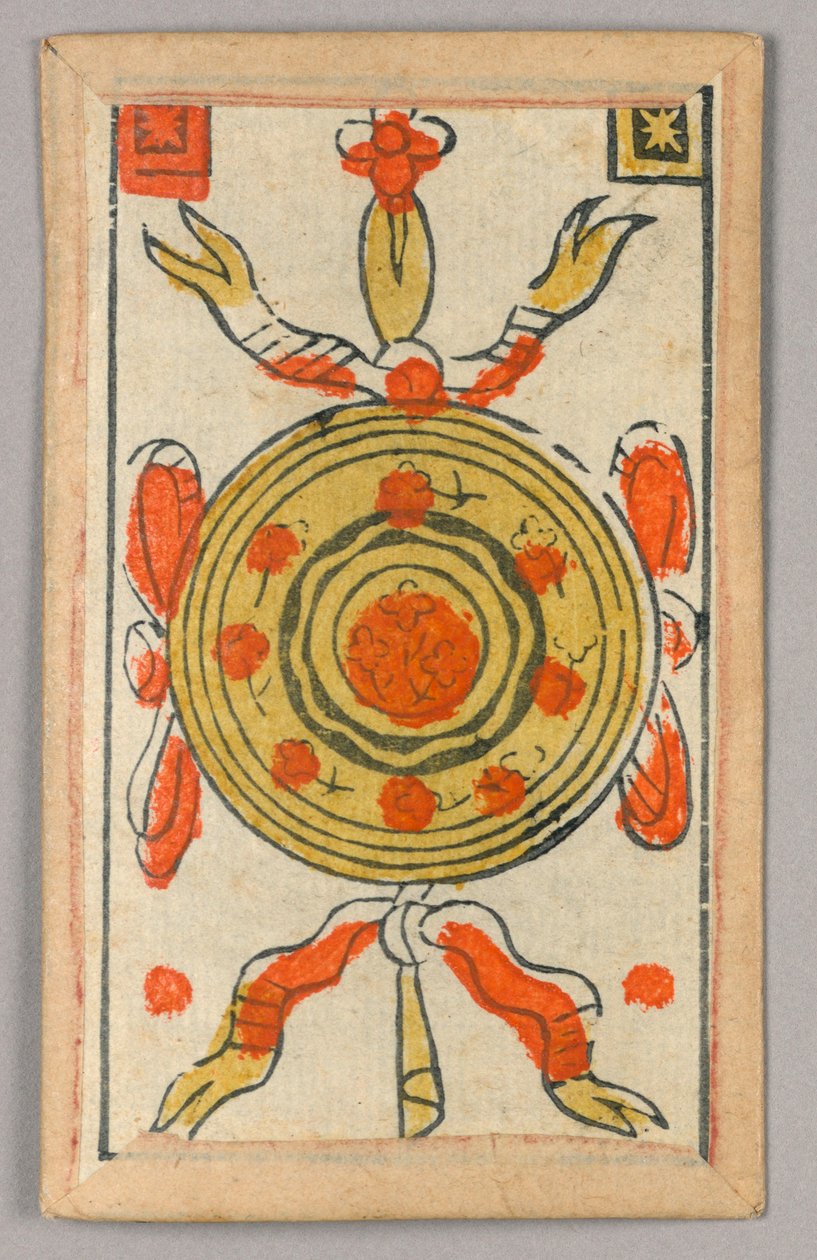 Minchiate (Tarot) spillekort av Unknown artist