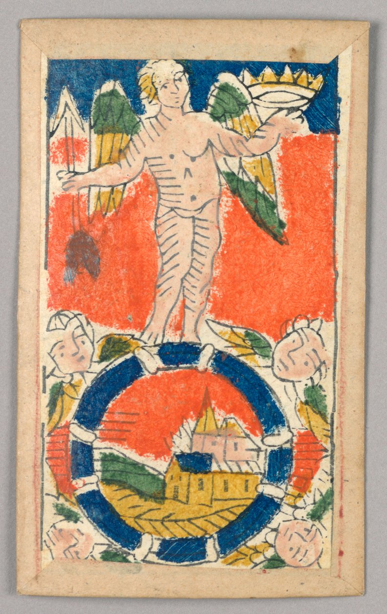Minchiate (Tarot) spillekort av Unknown artist