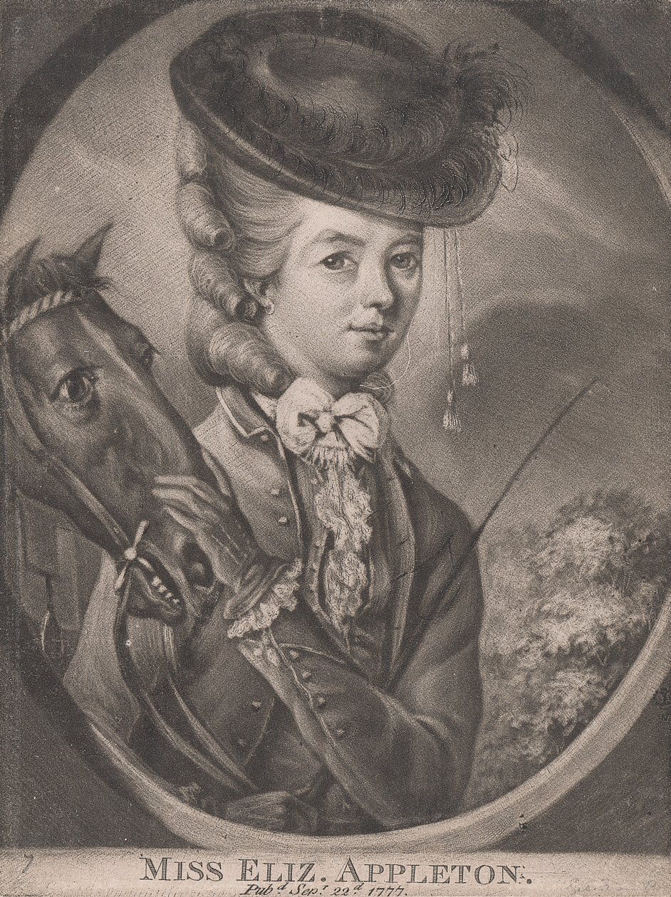 Frøken Elizabeth Appleton av Unknown artist