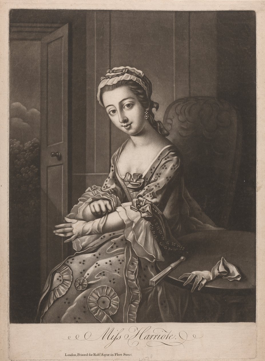 Frøken Harriot av Unknown artist