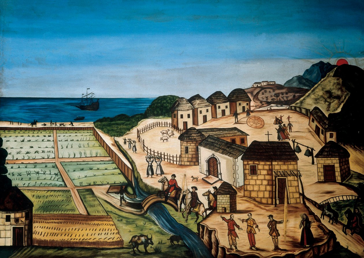 Mission San Jose del Cabo, viseriket Mexico av Unknown artist
