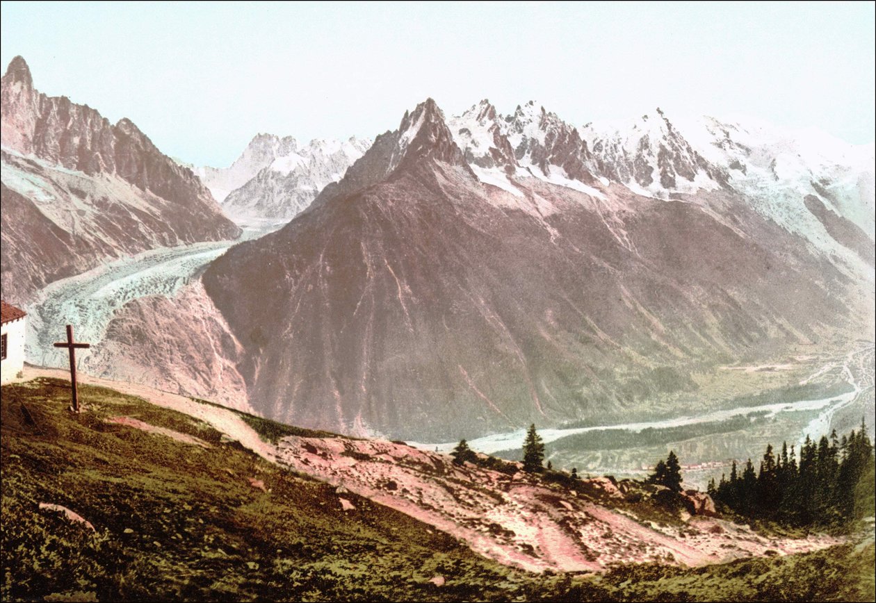 Mont Blanc around 1890 av Unknown artist