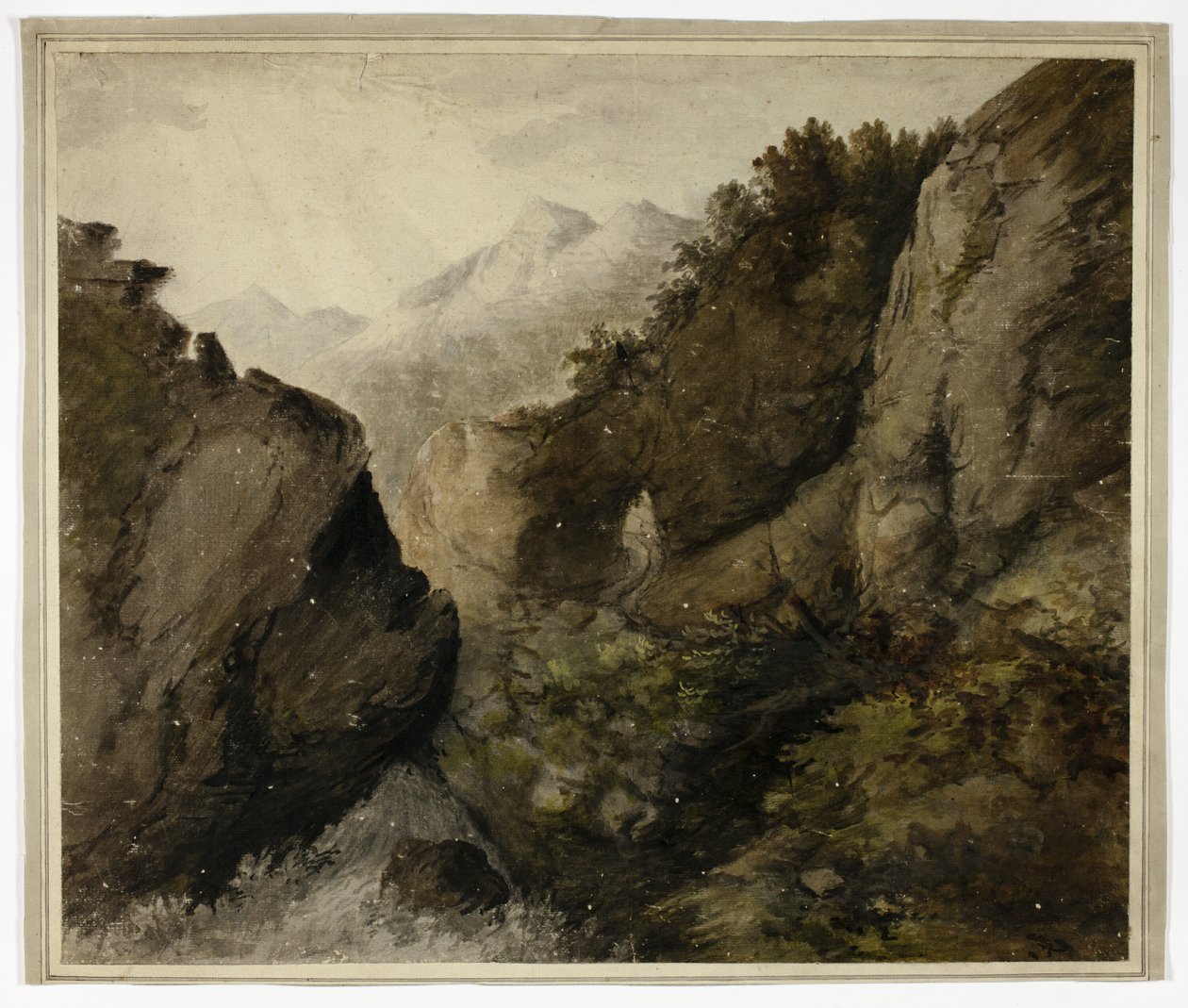 Fjelllandskap av Unknown artist