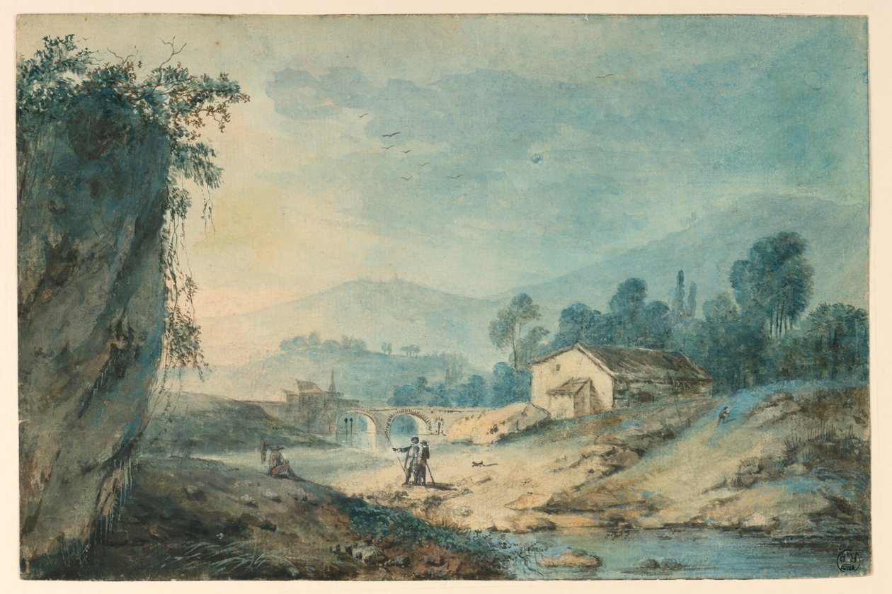 Fjelllandskap av Unknown artist