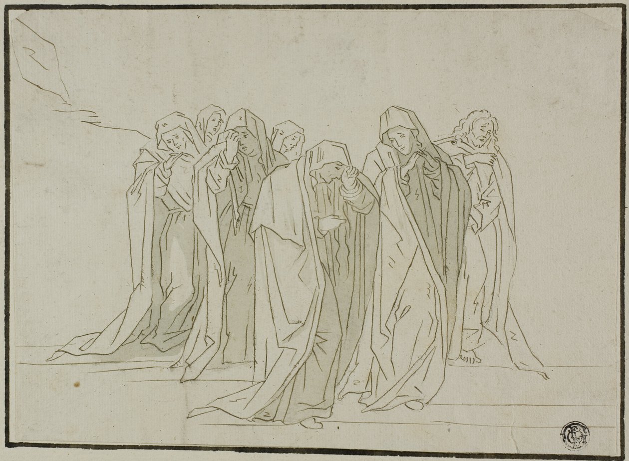 Sørgende figurer av Unknown artist