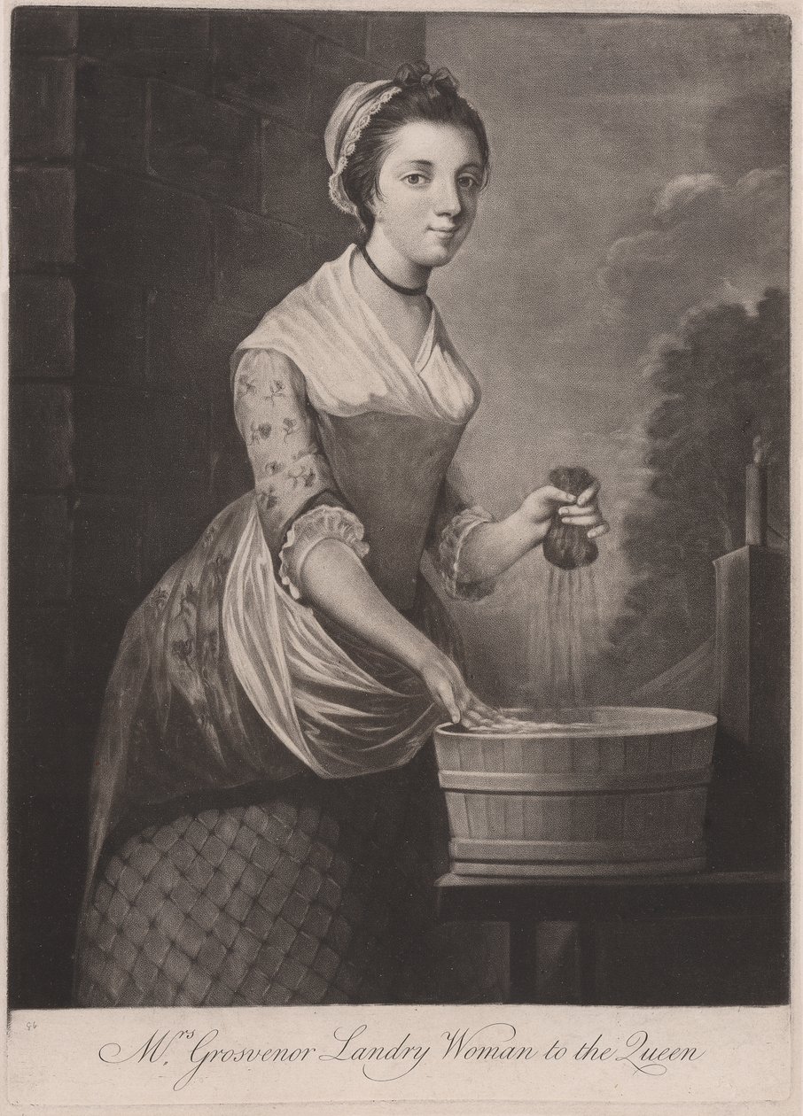 Fru Grosvenor vaskerikvinne til dronningen av Unknown artist