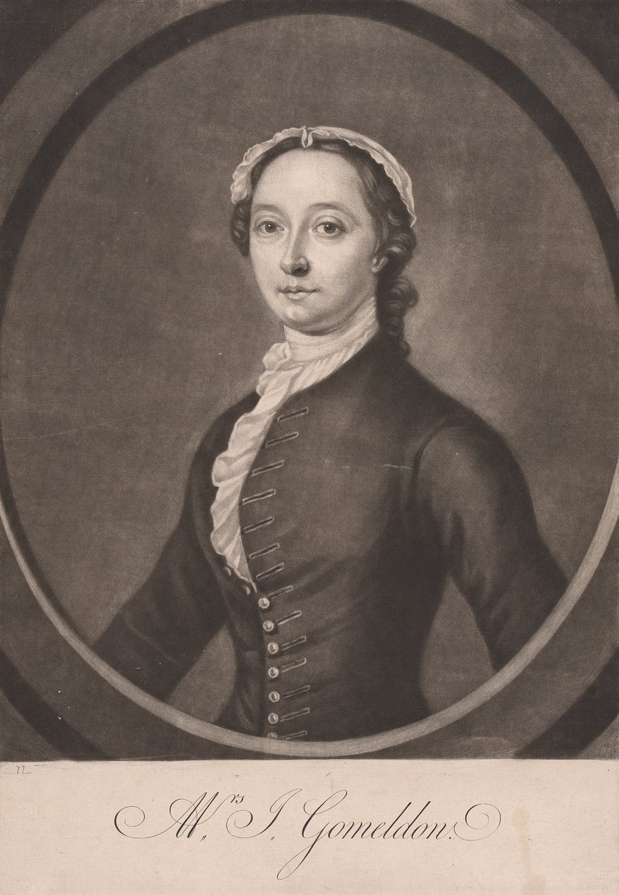 Fru J. Gomeldon av Unknown artist