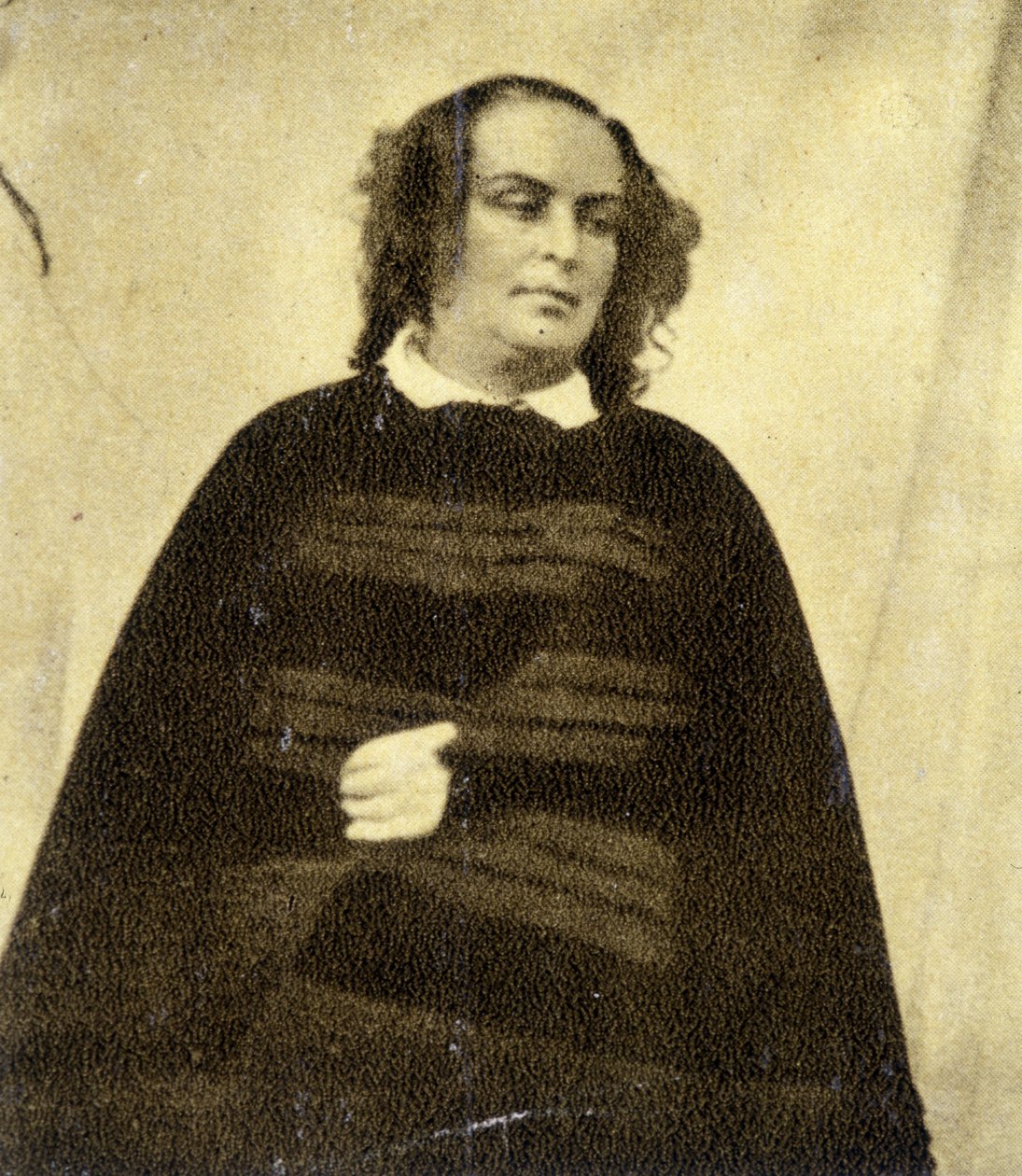 Fru Victor Hugo, fortsatt kledd i svart siden datteren Leopoldine døde av Unknown artist