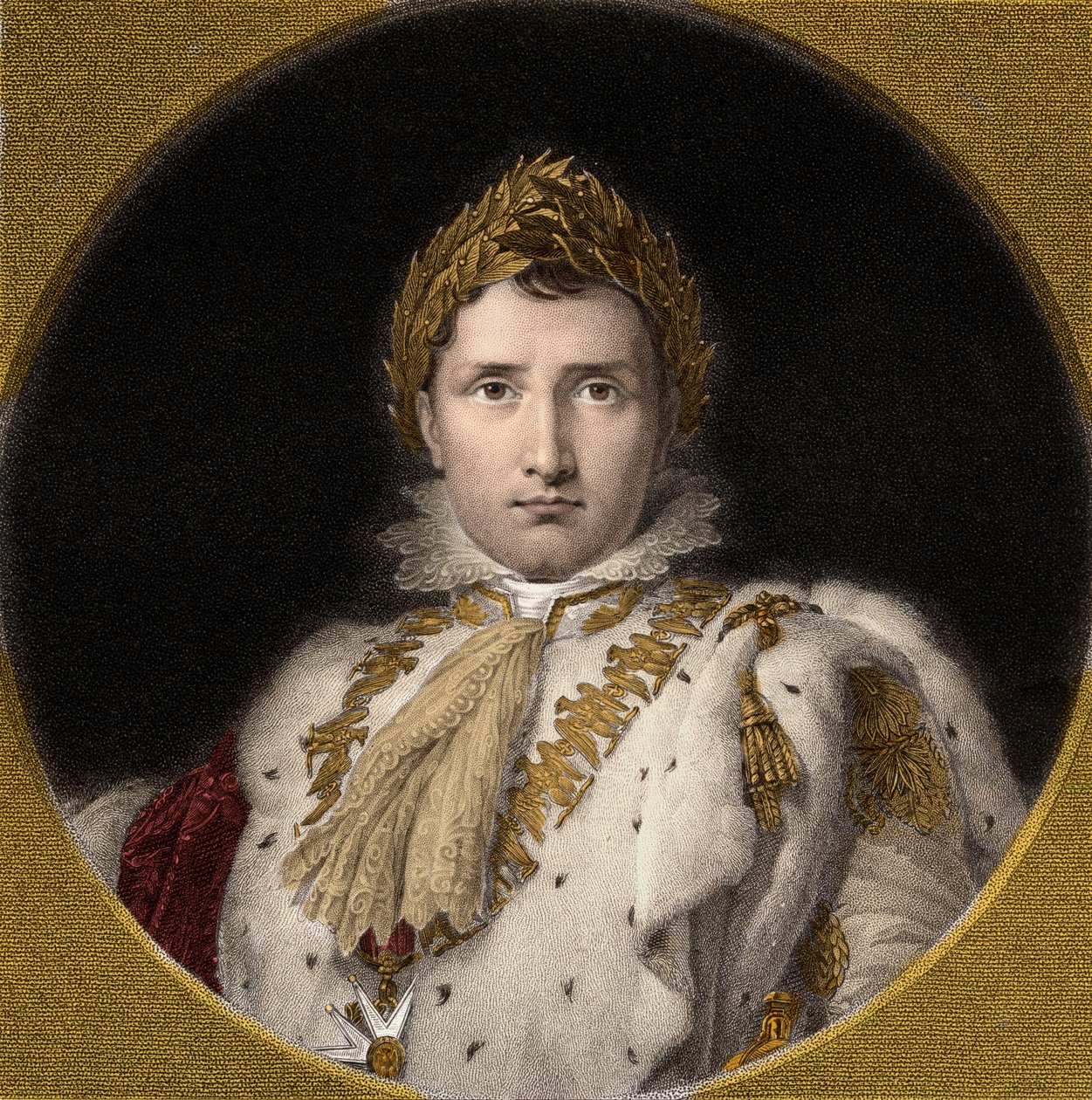 Napoleon Bonaparte 1769-1821 - gravering - 1800-tallet av Unknown artist