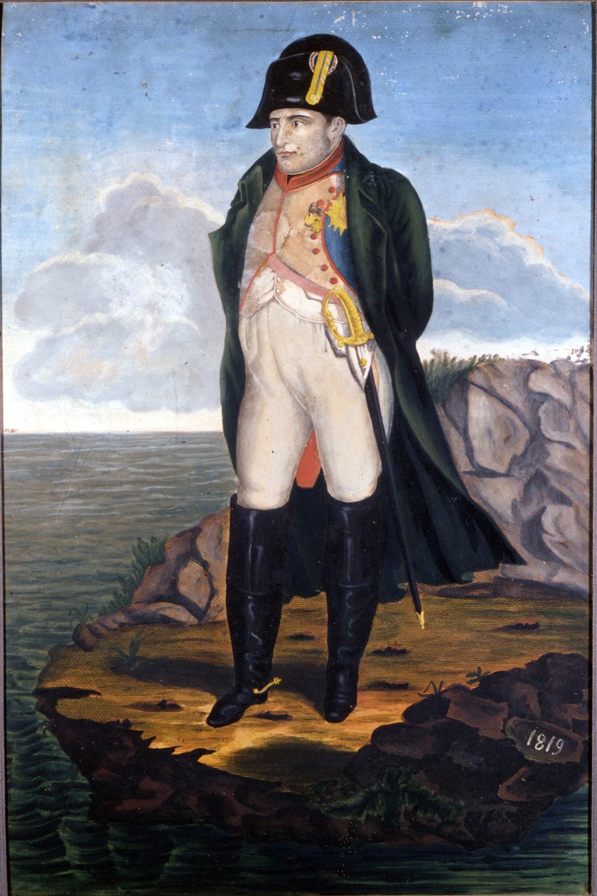Napoleon i St. Helena av Unknown artist