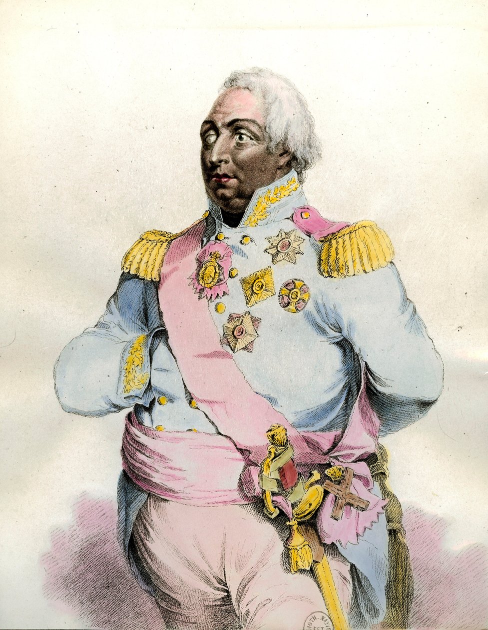 Napoleonskrigen: "" Portrett av Mikhail Golenichtchev Kutuzov (Golenishchev-Kutuzov) (1745-1813), prins av Smolensk og russisk marechal""" Gravering av privatsamlingen fra 1800-tallet av Unknown artist